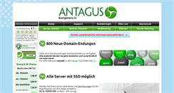 Desktop Screenshot of antagus.de